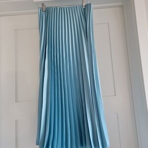Zara Sky Blue A-Line Skirt Size Small